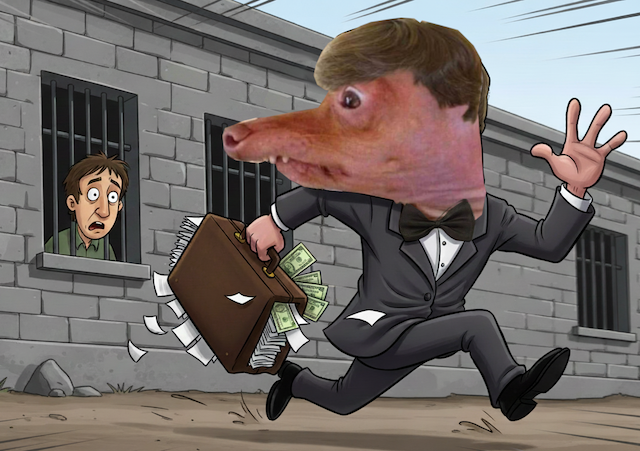 Lawyer during consultation